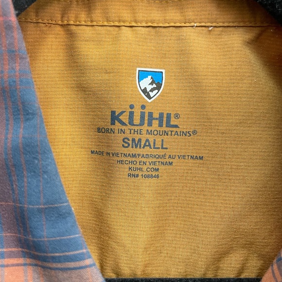 Kuhl Men's Casual Plaid Shirt - Red and Blue - Picture 3 of 3